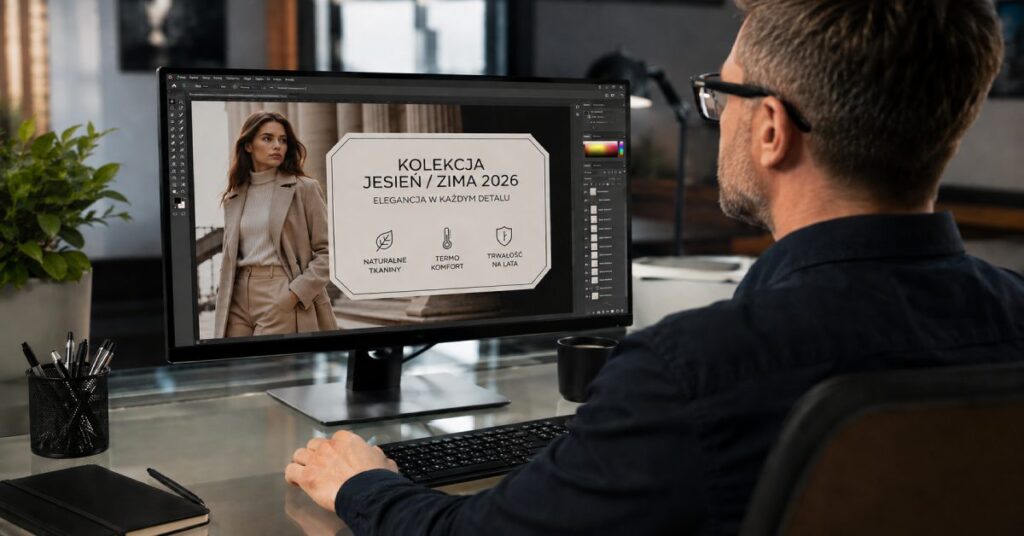 Dyrektor marketingu nadzorujący poprawne oznaczanie treści AI i przepisy w kampaniach reklamowych.
